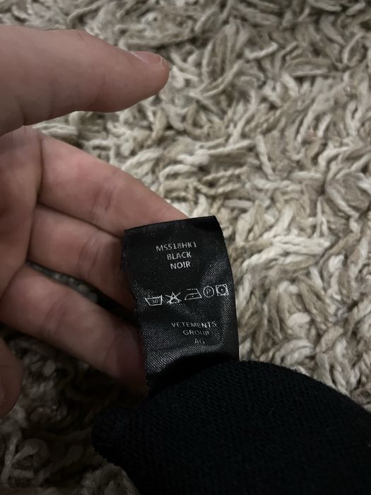 кофта vetements