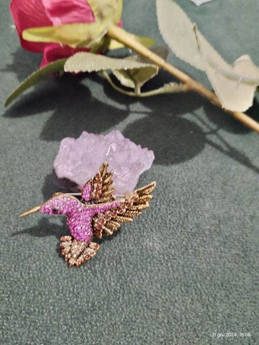 Broszka koliber nowa