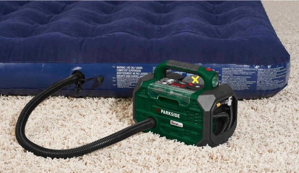 Akumulatorowa sprężarka 20V i Pompka 2 w 1 PKA 20-Li D3 PARKSIDE fv