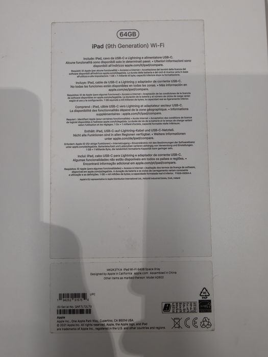 Vendo Ipad 9 geração como novo