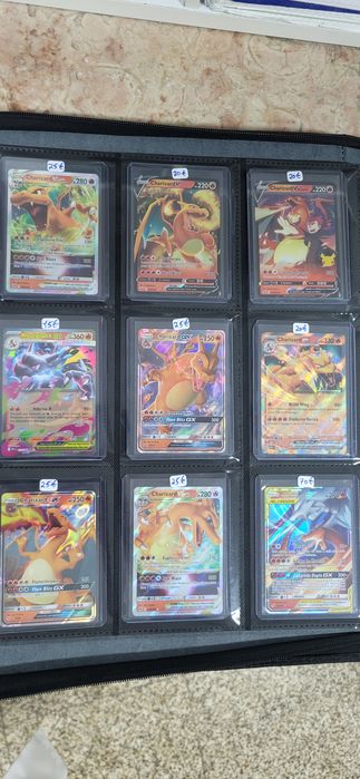Pokémon Charizards GX V EX VStar Radiant Vmax base set