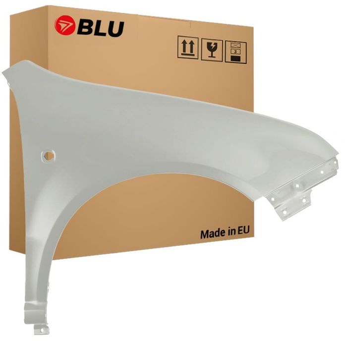BLU Błotnik SKODA FABIA I 1 6Y LF7T prawy srebrny 99-07 przód ocynk DiamantSilber