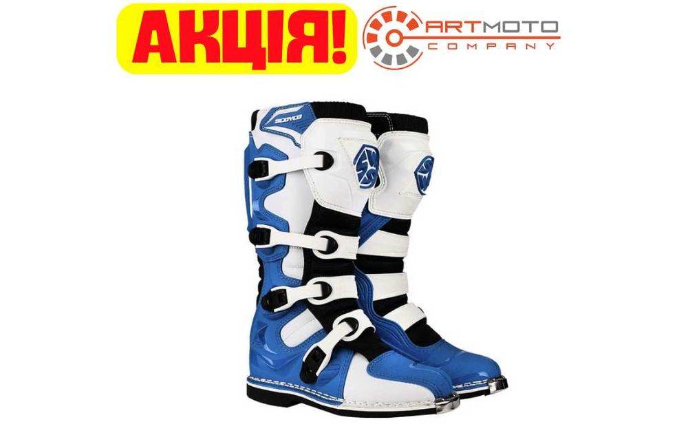 Купити Моточеревики Scoyco MBM006 Blue в мотосалоні Артмото Харків