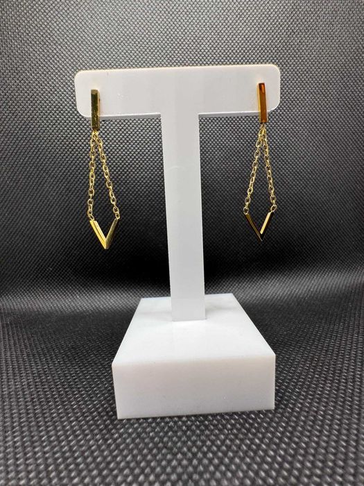 Naszyjnik i Kolczyki ze Stali chirurgicznej, Hipoalergiczne.