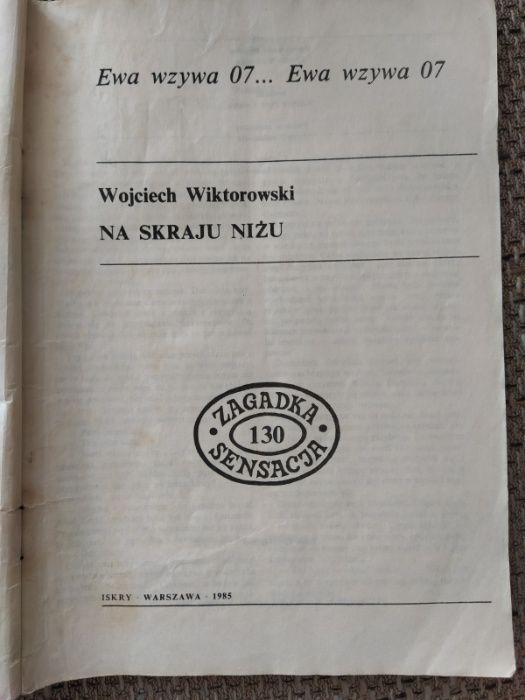 książka Na Skraju Niżu