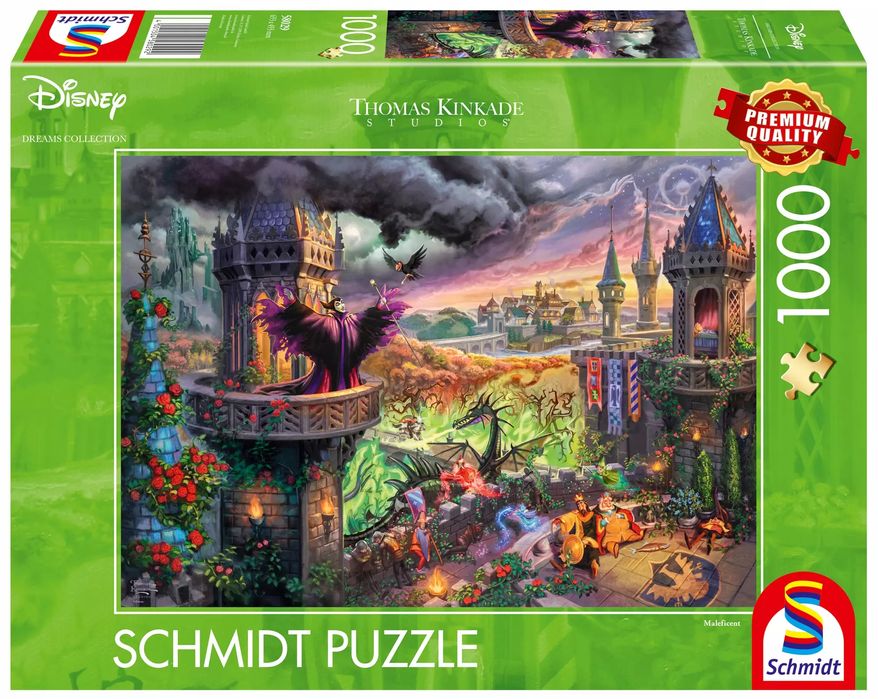 Puzzle 1000 Thomas Kinkade, Czarownica Disney. G3