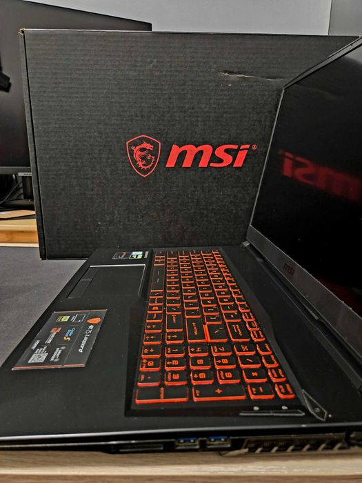 Laptop Gamingowy MSI GL75 i7-9750H/8GB/1 TB GTX1660Ti 144Hz