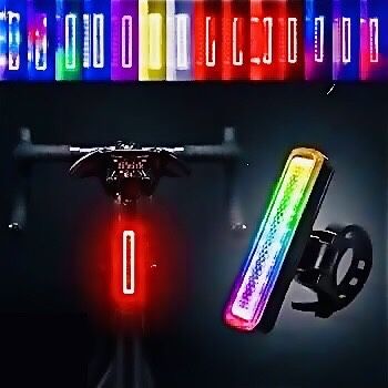 Велосипедний ліхтар (вело габарит) NQY AQY-0107 rainbow