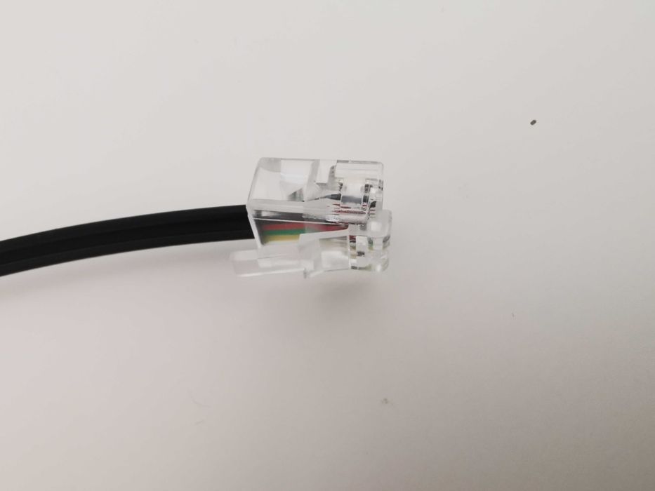 Kabel, przewód telefoniczny ze złączem RJ11 do RJ11 (4-żyłowy) - 3,2m
