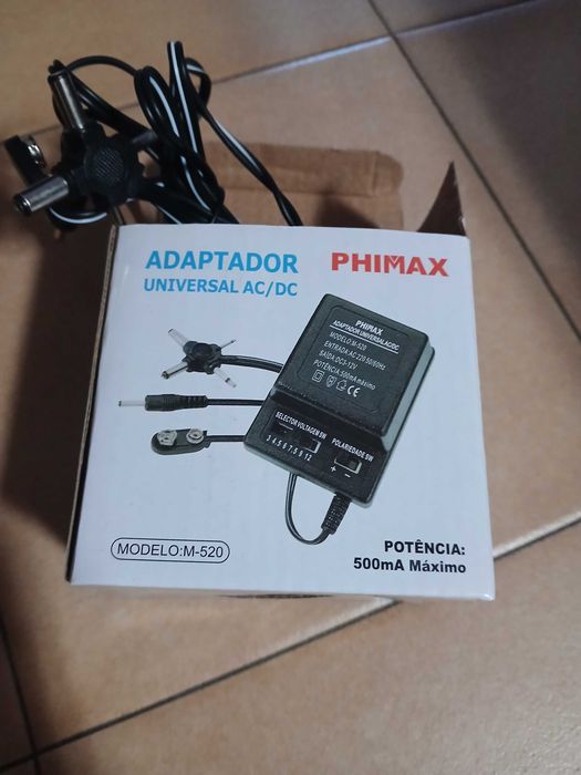 Adaptador/transformador universal AC/DC (12V 500a) Phimax