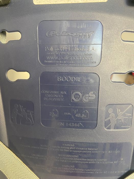 Cadeira bicicleta criança