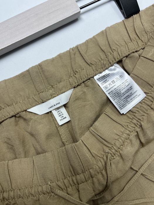 Лляні штани H&M льон брюки