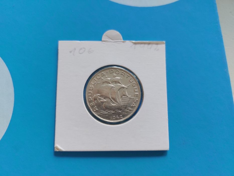 Moedas  prata  varias datas