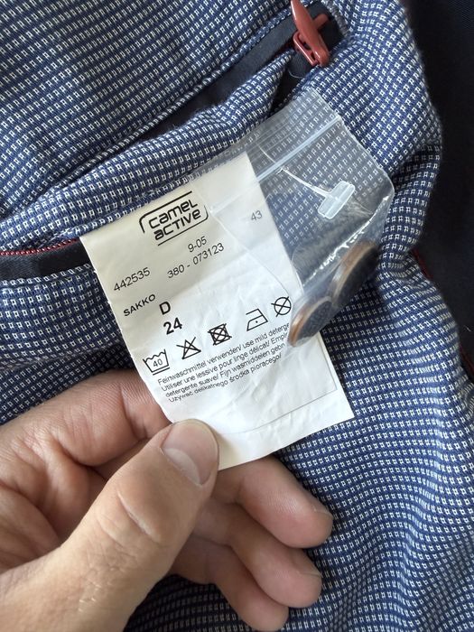 Чоловічий блейзер Camel Active, розмір s-m заміри на фото