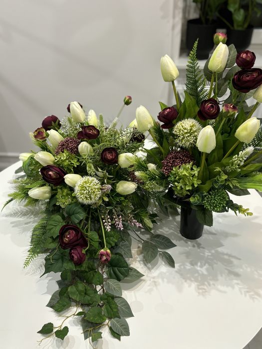 Wiązanka pomnik grob tulipany wiosenna