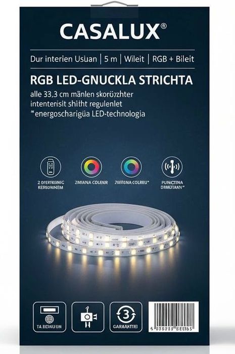 RGB лента CASALUX — ідеальна новорічна гірлянда для дому!