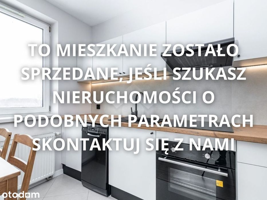 Trzypokojowe mieszkanie z balkonem i piwnicą na zamkniętym osiedlu