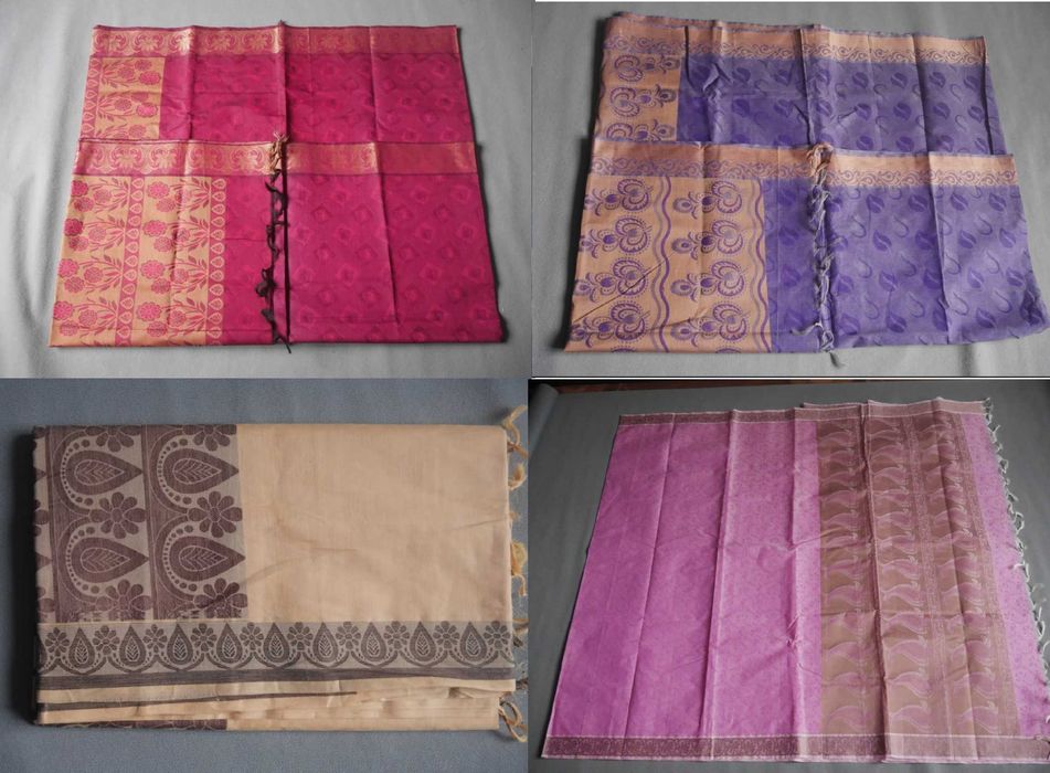 Хлопковое сари подарок