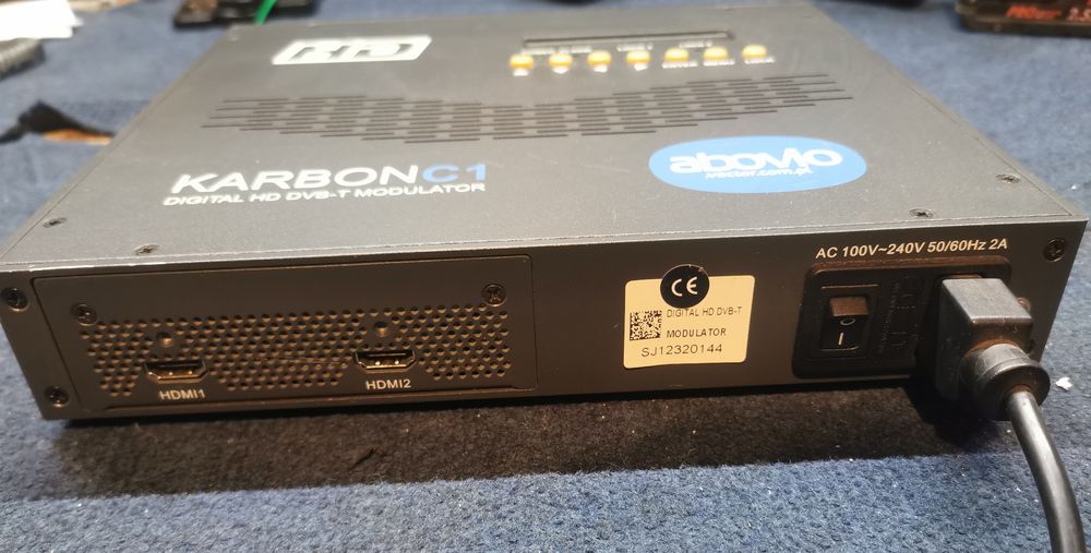 Modulator cyfrowy Audio Video DVB-T Abovio Karbon C1