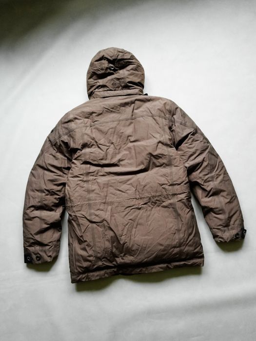 Пуховик engelbert strauss s 46 страус робоча коричнева куртка пухова