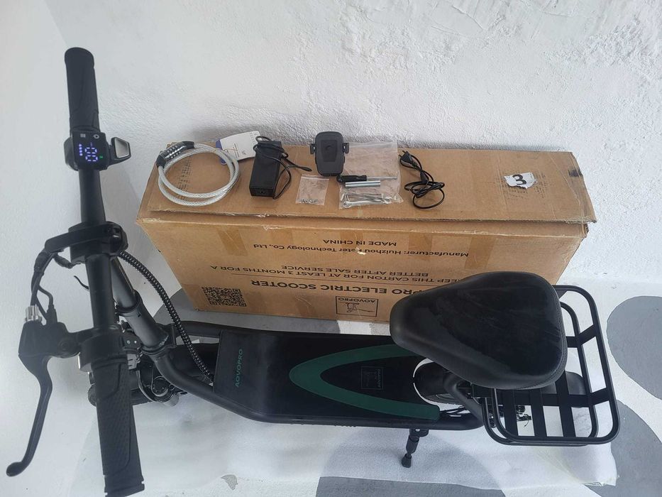 Trotinete Elétrica Aovo Pro 500W 48v – Quase Nova!