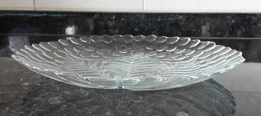 Travessa em Vidro Antiga/Vintage