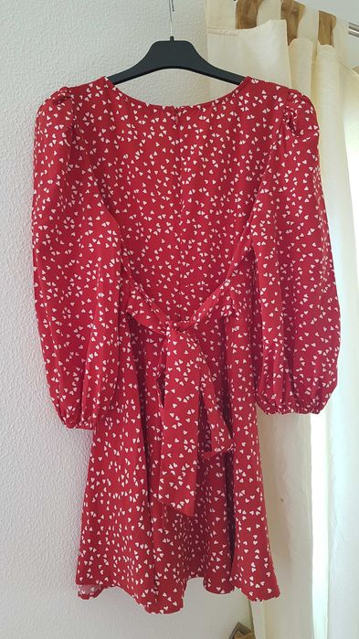 Vestido Vermelho Corações