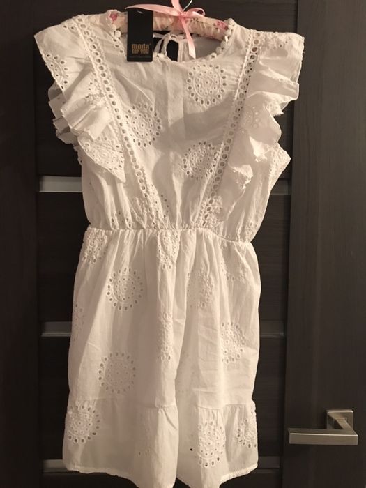 Sukienka boho ażurowa