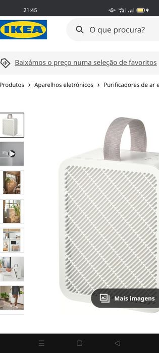 Purificador de ar, Uppatvind. IKEA, NOVO