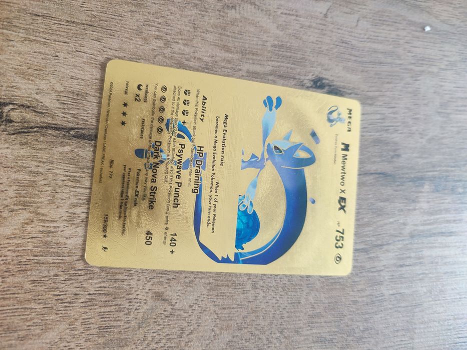 Karta pokemon mewtwo x
