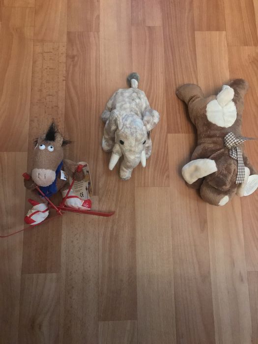 Мягкие игрушки Слона,Собаки