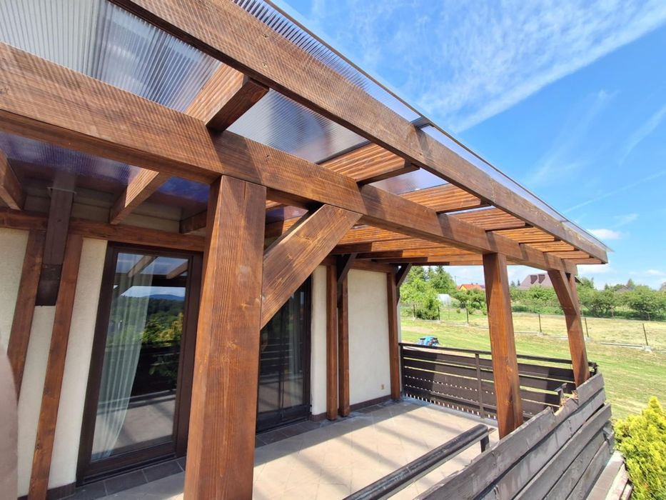 Zadaszenie tarasu wiaty pergola poliwęglan