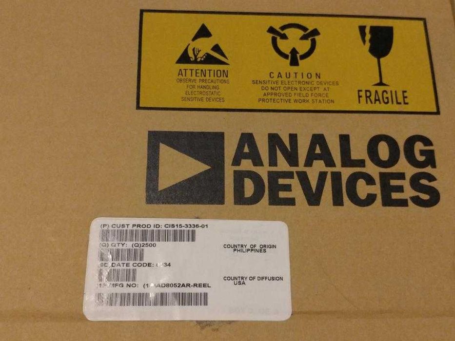 AD8052 для USB DAC, Analog Devices операционный усилитель