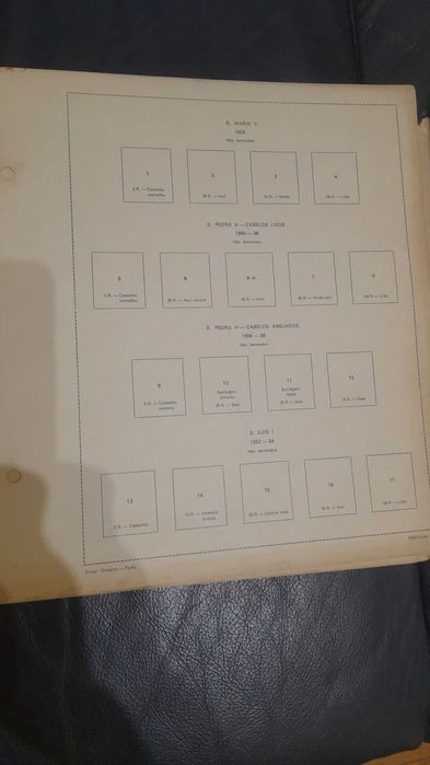 Album selos  Portugal - Victor Simarro