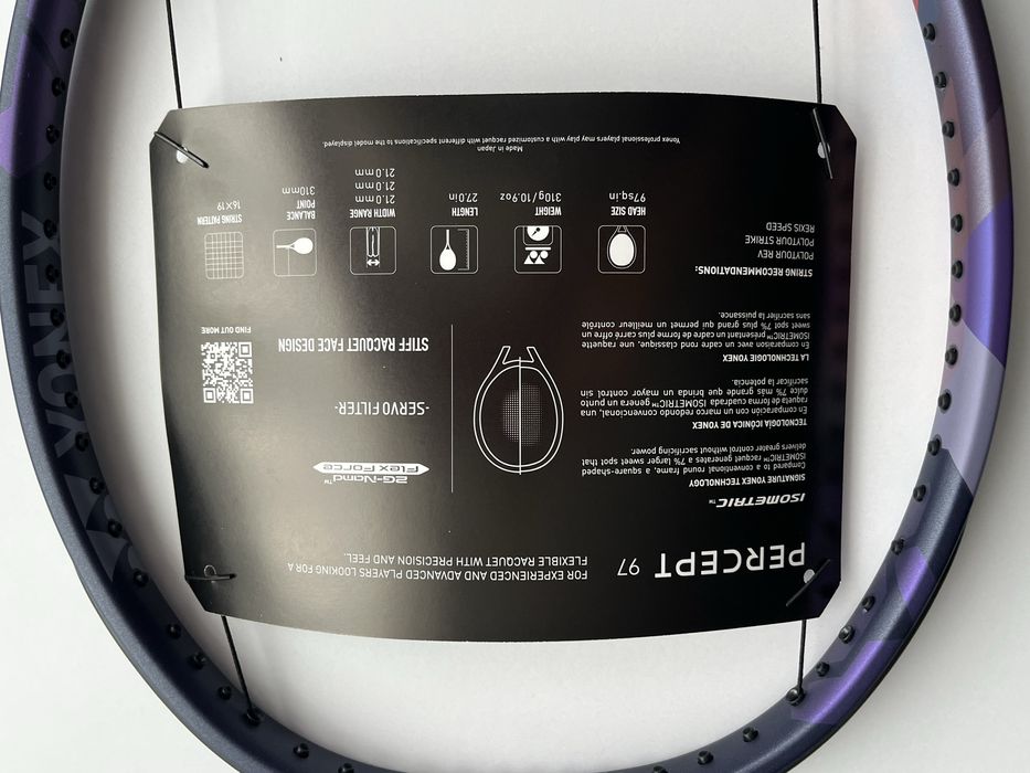 Ракетка для тенісу Yonex 01 Percept 97 (310g) Midnight Navy