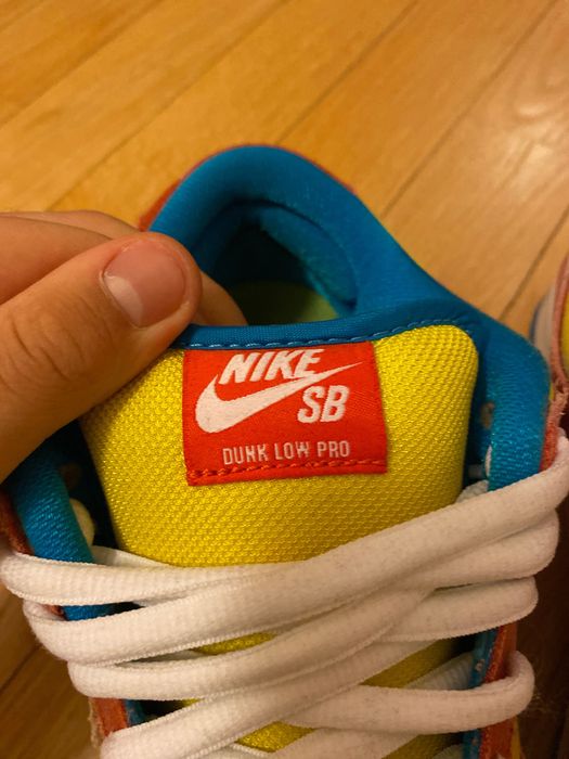 Nike dunk sb bart simpson