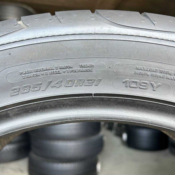 285/40 R21 GOODYEAR EAGLE F1 ASYMMETRIC 2 SUV 4*4 літні вживані шини Склад резини