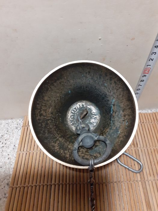 Рында бронза  колокол дзвин  антиквариат Валдай. Язычок