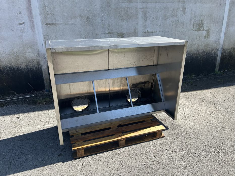 Hott em inox usada com extrator