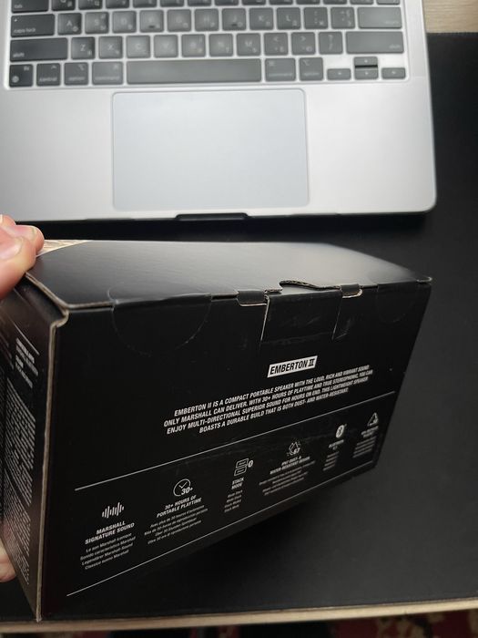 Marshall emberton ii 2 Black and brass Original