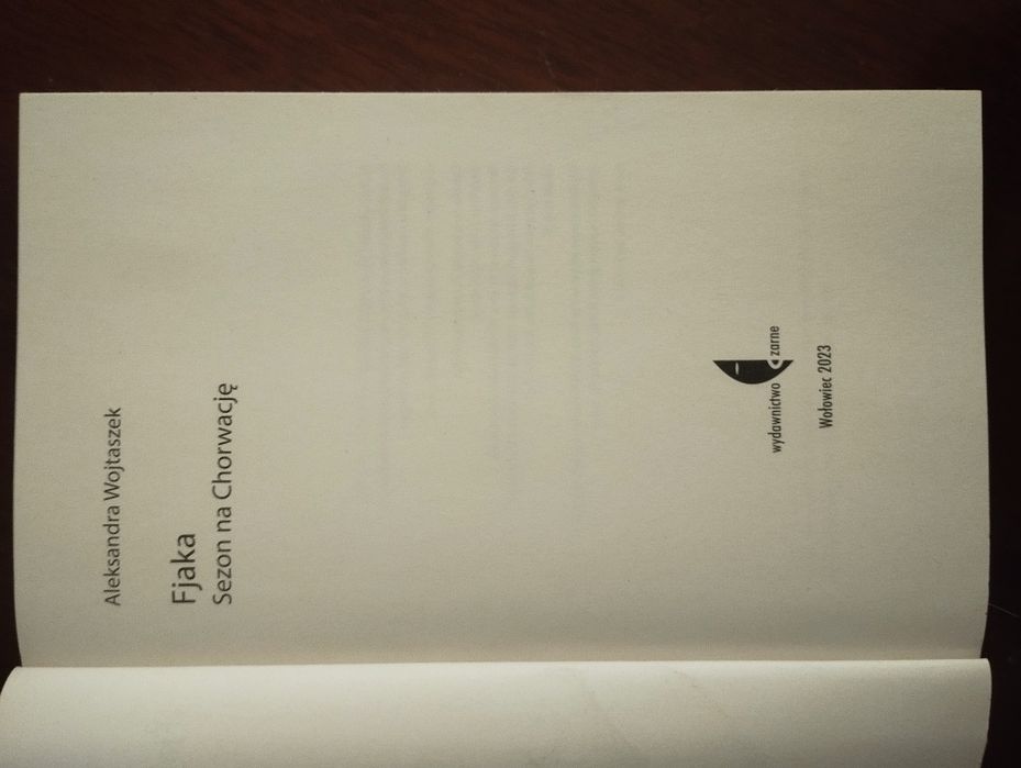 Fjaka. Sezon na Chorwację Aleksandra Wojtaszek wyd. Czarne