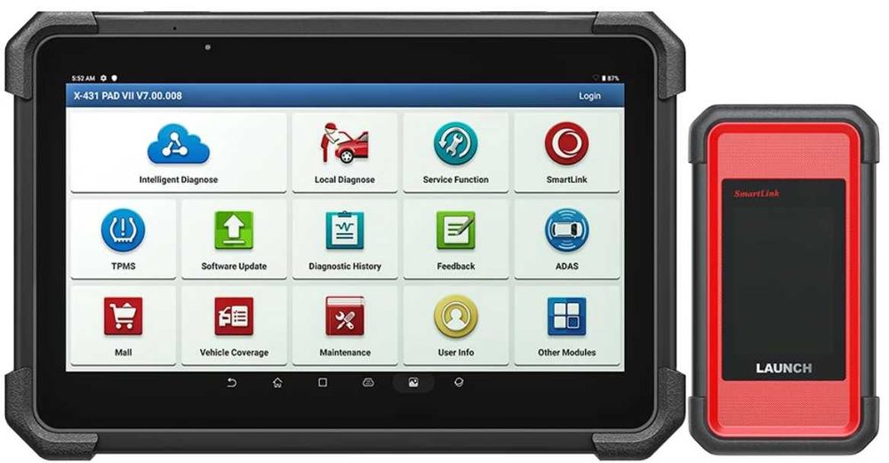 Máquina de Diagnóstico Oficial Launch x431 Pad 7
