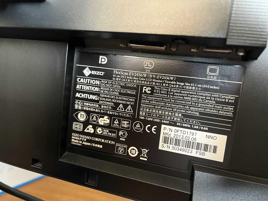 Zadbany monitor EIZO EV2436W 24.1"