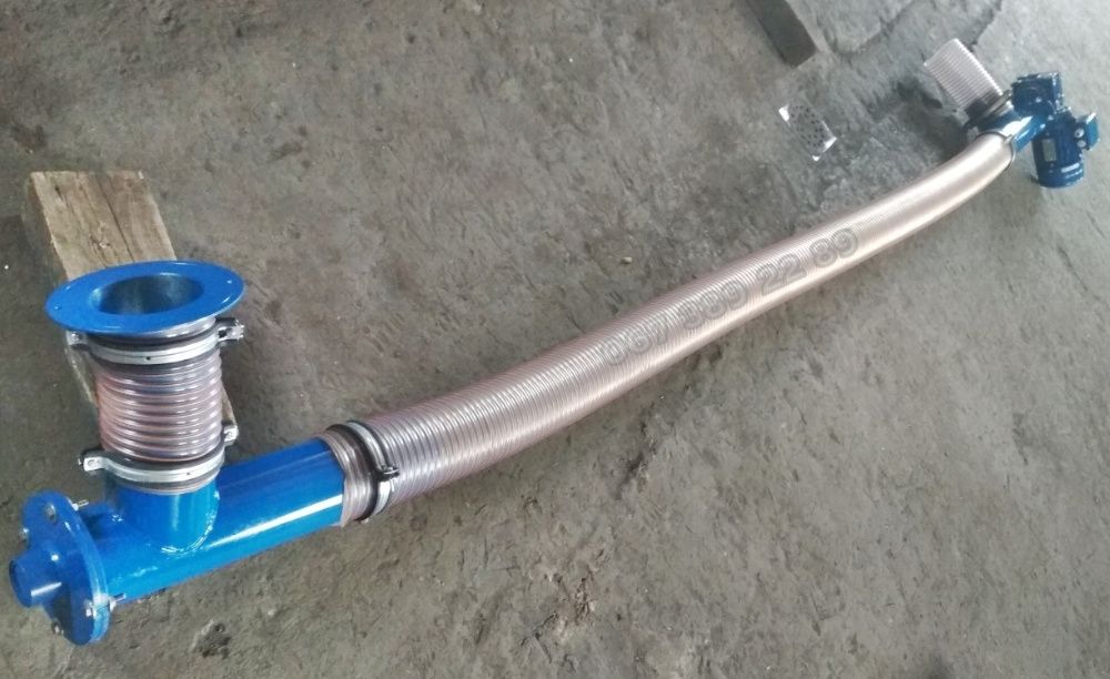 гибкий шнек сельхозтехника спиральный транспортер зерна 127мм 8м новый