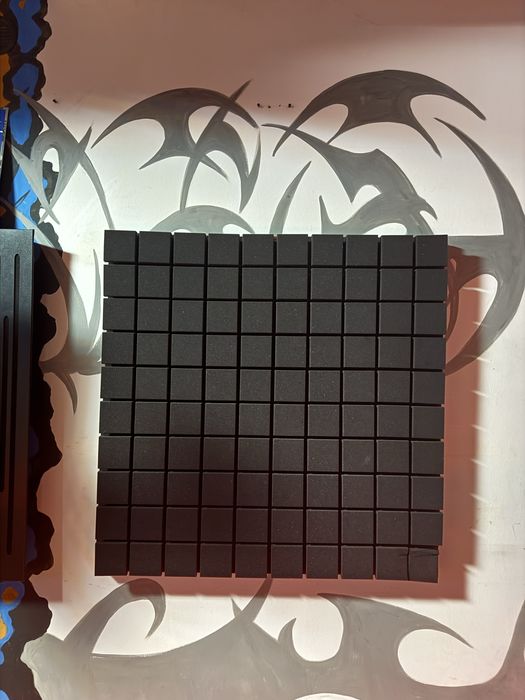 Акустичні панелі Ecosound Tetras Black 100×100×10, 2 шт, б/у