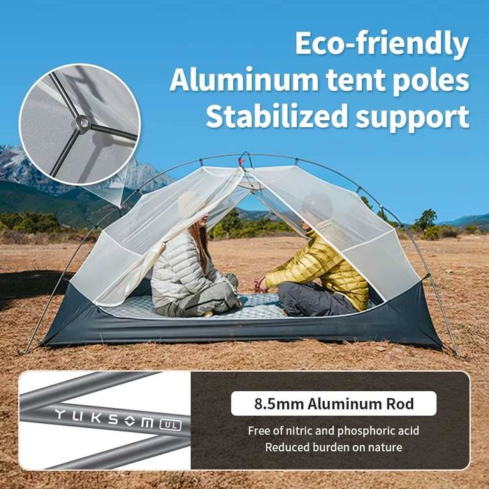 Намет Naturehike Mongar UL2 (2-місний) 15D CNK2550WS016 sand