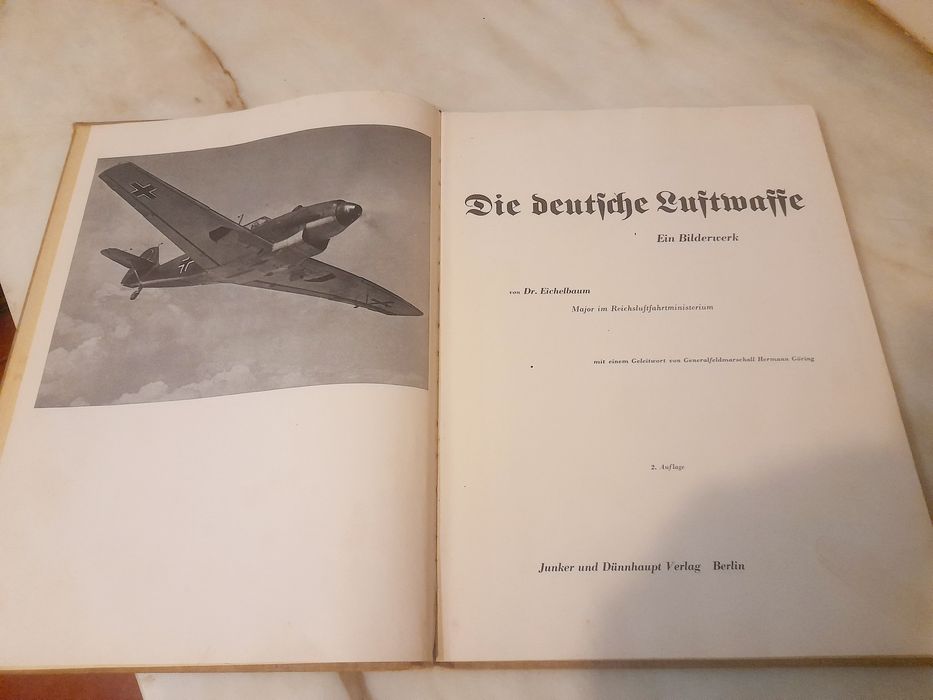 Livro Alemão Die Deutsche Luftwaffe Força Aérea Alemã 1940