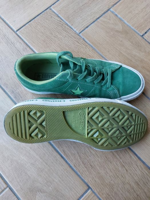 Converse 37.5 Trampki niskie Zielone Unikat