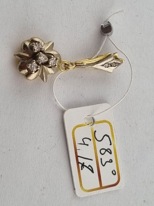 Кулон подвеска с бриллиантами ссср