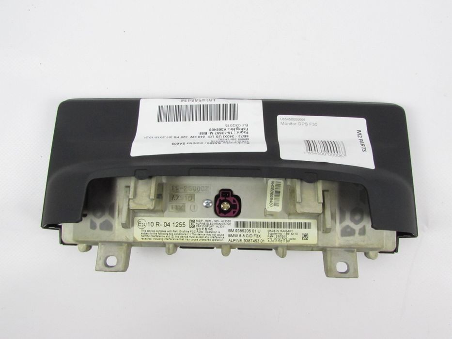 Monitor / Display Central Bmw 3 Ref: 65509387453